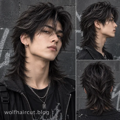 Wolf Cut Mullet: 25+ Styles for Women and Men in 2026 4 wolf cut mullet style look for males
